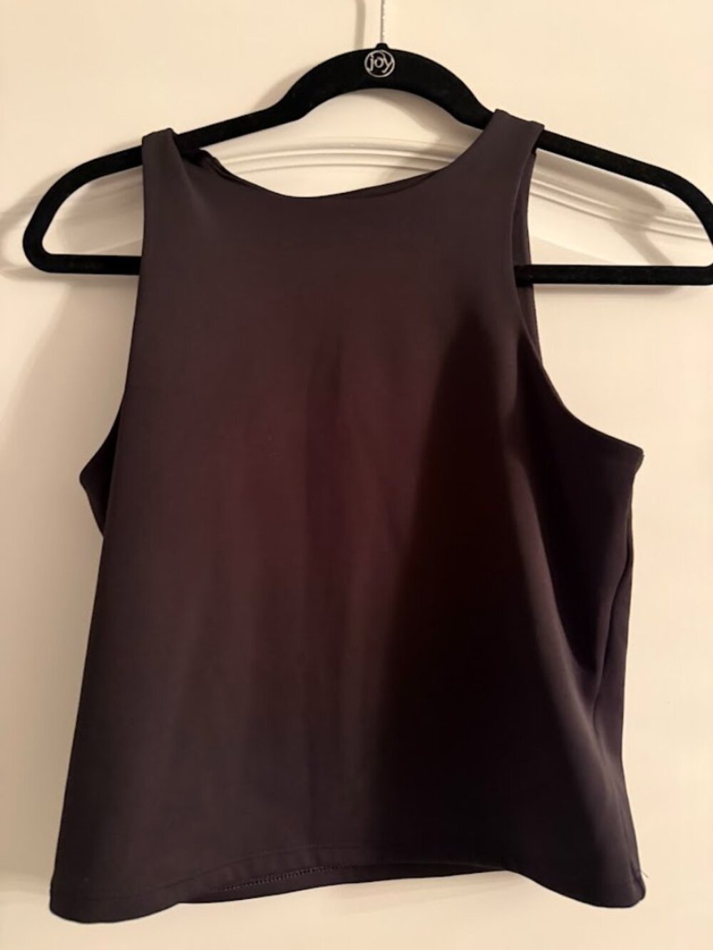 EXPRESS Body Contour Black Cropped Tank | Size M